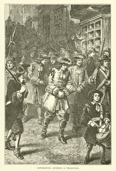 Gobernador Andros prisionero, 1689 de American School