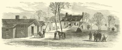 Cuartel general de Grant, City Point, enero 1865 de American School