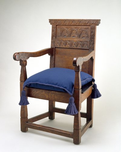 Gran silla, Condado de Essex, Massachusetts, 1640-85 de American School