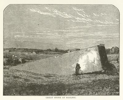 Gran piedra en Baalbek de American School