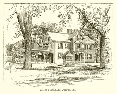 Lugar de Nacimiento de Greene, Warwick, R.I de American School