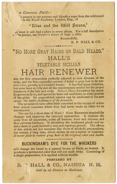Halls Vegetable Sicilian Hair Renewer, Restaura el Cabello Gris a su Color Original y Previene la Calvicie de American School