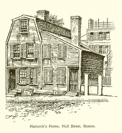 Casa de Hancock, Hull Street, Boston de American School