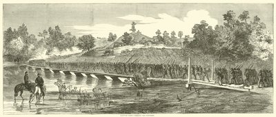 Hanover Ferry, cruzando el Pamunkey, junio 1864 de American School