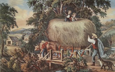 Tiempo de heno - La última carga, pub. 1868 de American School
