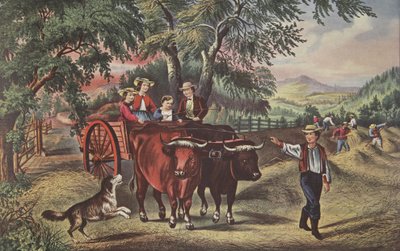 Tiempo de Heno, La Primera Carga, pub. 1868, Currier & Ives de American School