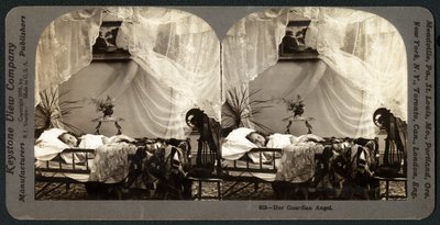 Su ángel guardián, c.1899 de American School