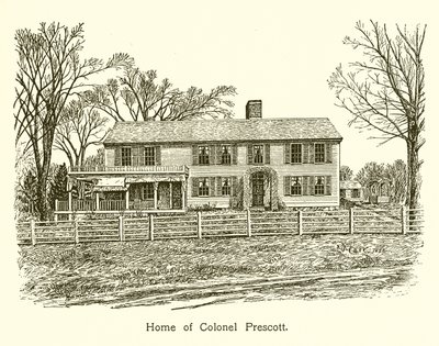 Casa del Coronel Prescott, Bunker Hill de American School