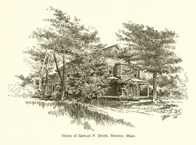 Hogar de Samuel F. Smith, Newton, Mass de American School