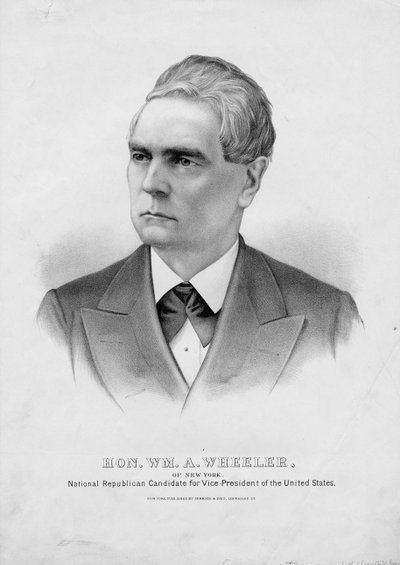 Hon. Wm. A. Wheeler, de Nueva York: Candidato Republicano Nacional para Vicepresidente de los Estados Unidos de American School