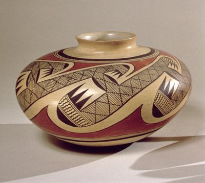 Jarra Hopi Bullware, de Arizona de American School