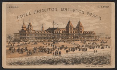 Tarjeta comercial de hotel de American School