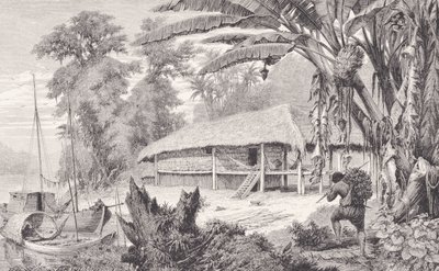 Casa de un rico recolector de caucho, de 