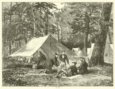 En el campamento, julio de 1863 de American School