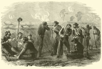 En las trincheras antes de Petersburg, agosto 1864 de American School