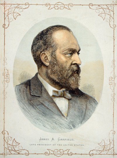 James A. Garfield (1831-81), luego Presidente de los Estados Unidos de American School