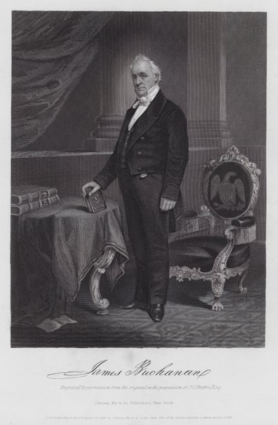 James Buchanan (grabado) de American School