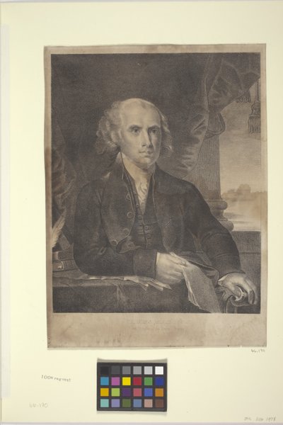 James Madison (litografía) de American School