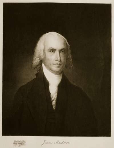 James Madison, 4º Presidente de los Estados Unidos de América, pub. 1901 de American School