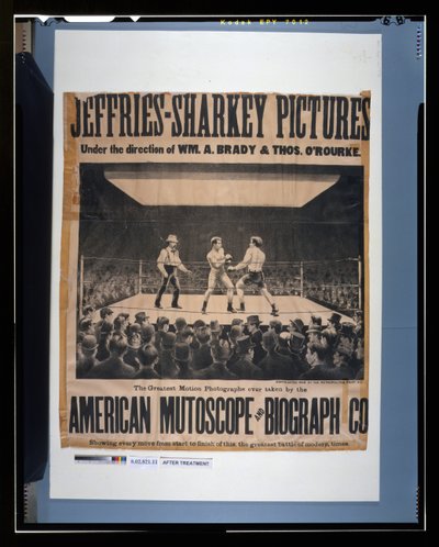 Imágenes de Jeffries-Sharkey - bajo la dirección de Wm. A. Brady & Thos. O