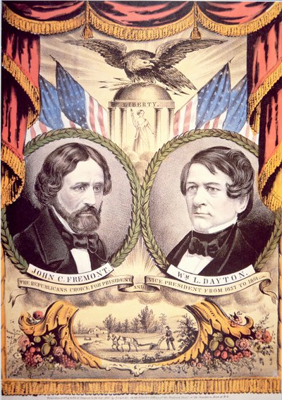 Póster del Partido Republicano de John Charles Fremont de American School