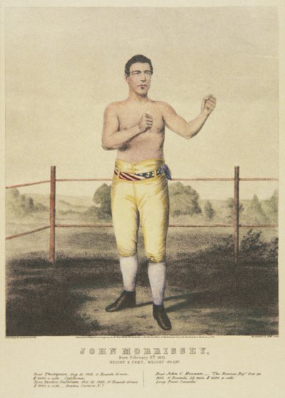 John Morrissey, de una impresión contemporánea de American School