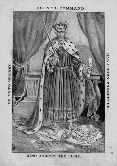 El rey Andrés el primero, c.1833 de American School