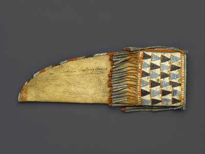 Funda de cuchillo, Sioux del Este, de Fort Snelling, Minnesota de American School