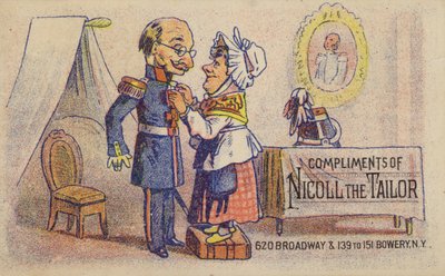 Dama vistiendo a soldado de American School