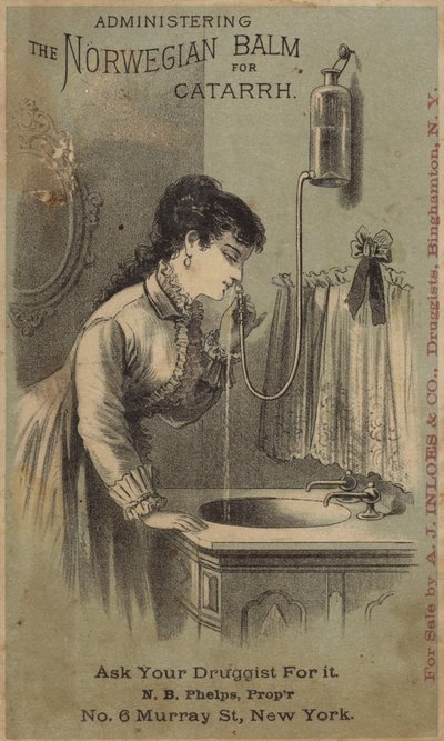 Dama tratando el catarro de American School