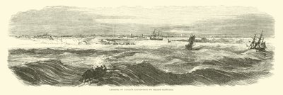 Desembarco de la expedición de Banks en Brazos Santiago, noviembre de 1863 de American School