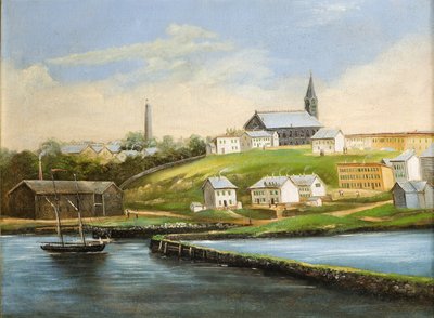 Paisaje de Bunker Hill, después de 1862 de American School