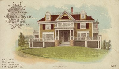 Casa grande independiente, anuncio de pintura de casas de American School