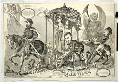 Liderando, siguiendo, rebelándose, 1864 de American School
