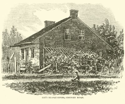 Cuartel general de Lee, Seminary Ridge, julio 1863 de American School