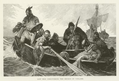 Leif Eric descubriendo las costas de Vinland de American School