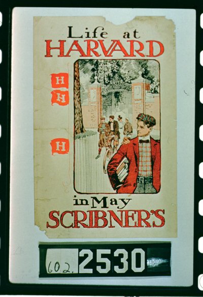 Vida en Harvard, cartel que anuncia la edición de mayo de Scribner