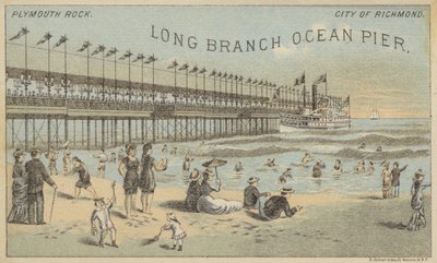 Muelle del océano de Long Branch de American School