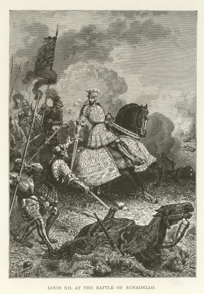Luis XII en la Batalla de Agnadello de American School