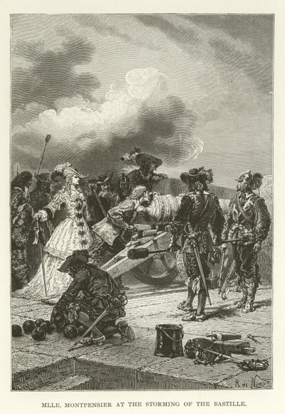 Mademoiselle Montpensier en el Asalto a la Bastilla de American School