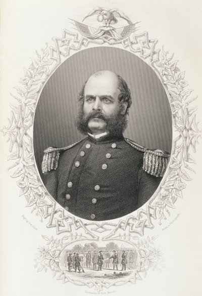 Mayor General Ambrose Everett Burnside, de 