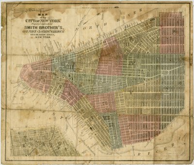 Mapa de la Ciudad de Nueva York: preparado expresamente para Smith Brother