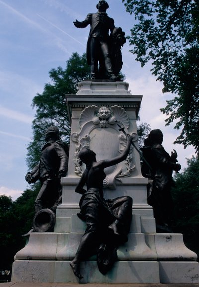 Estatua conmemorativa al General Gilbert de Lafayette, 1891 de American School