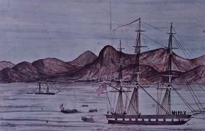 Guerra Mexicano-Estadounidense (1846-48), fuerzas de desembarco de la marina estadounidense en Loreto de American School