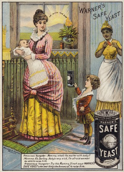 Madre acunando a su bebé de American School