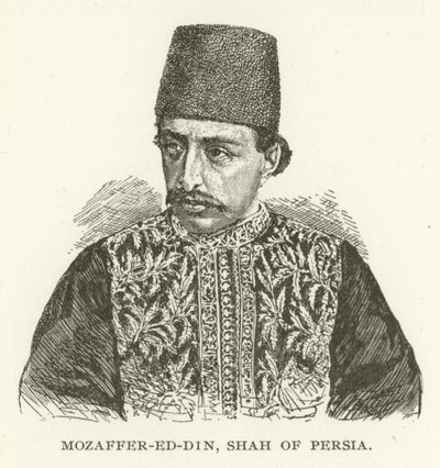 Mozaffer-ed-Din, Shah de Persia de American School