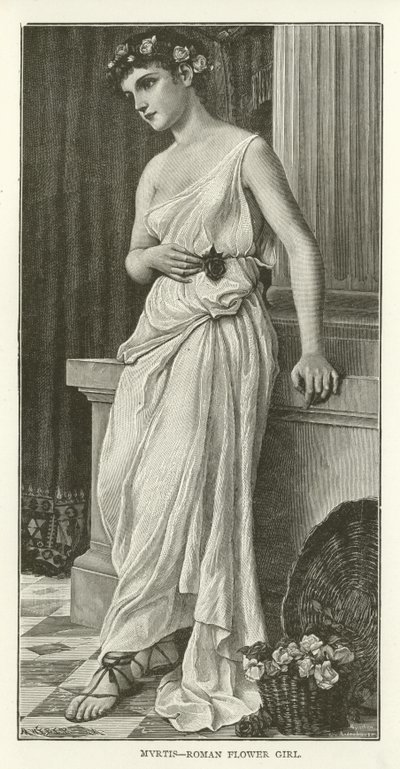 Myrtis, niña florista romana de American School