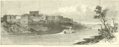 Nashville desde la orilla opuesta del Cumberland, diciembre 1864 de American School