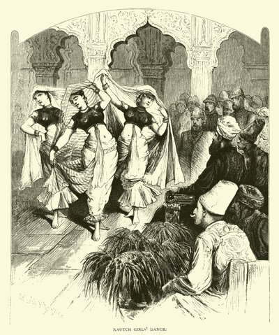 Baile de chicas Nautch de American School