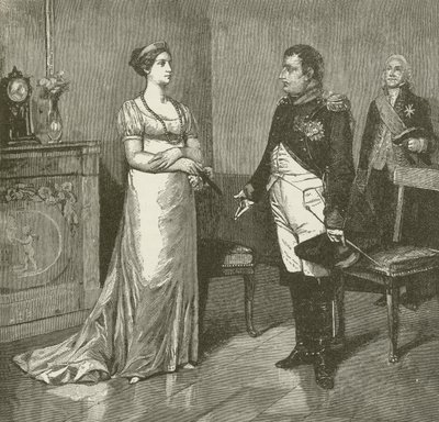 Napoleón anunciando a Josefina su divorcio de American School